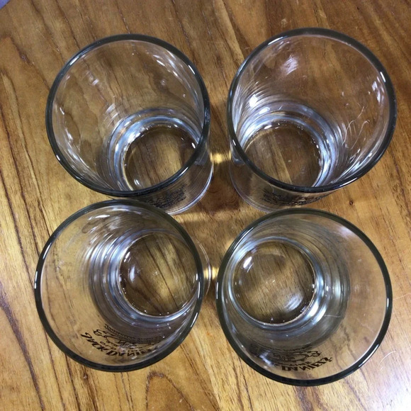 Vintage Jack Daniel’s Embossed Old Time Old  No. 7 Tennessee Whiskey Glasses - Picture 6 of 7